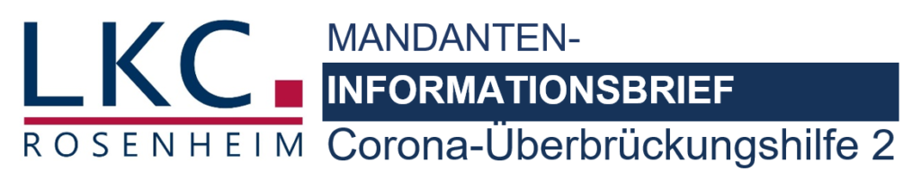 Corona-Überbrückungshilfe (Phase 2) | LKC Rosenheim | Steuerberater Und ...